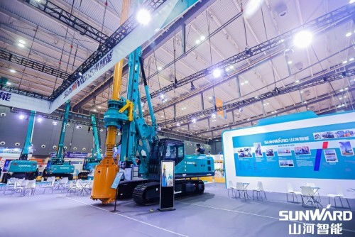 山河綠 亮相長沙國際工程機械展,50款產品盡顯山河智能創新實力